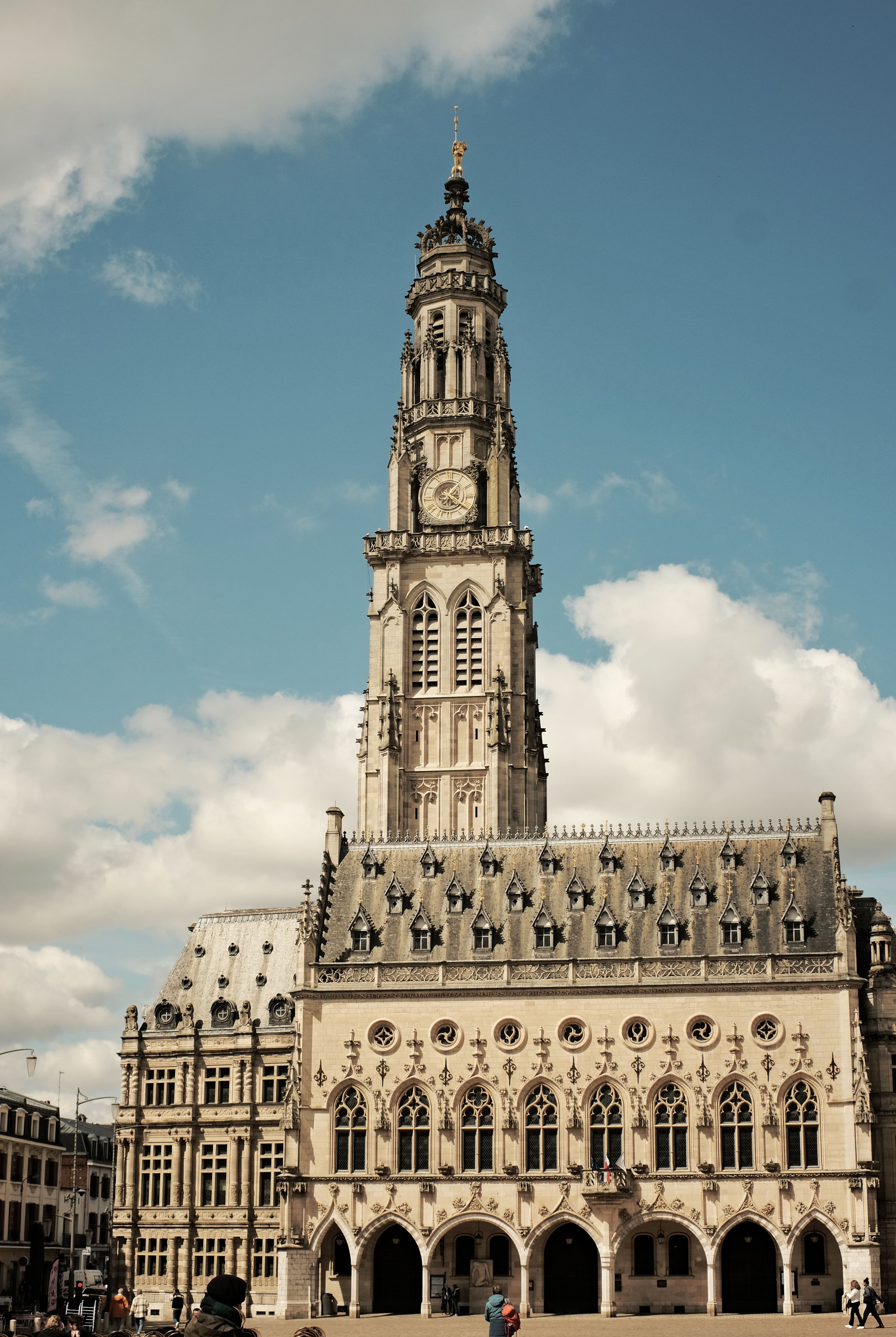 Paysage et communes autour d'Arras